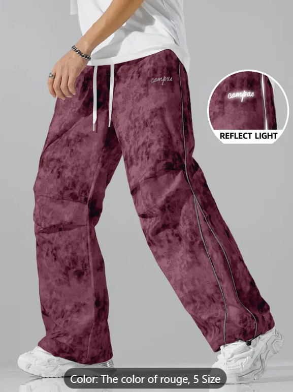 Pantalones de chándal rojos Shizam