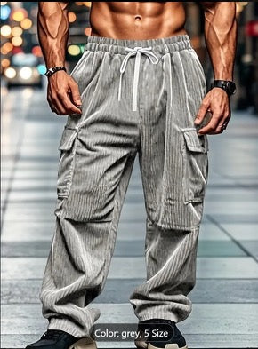 Pantalones de velour gris Drift