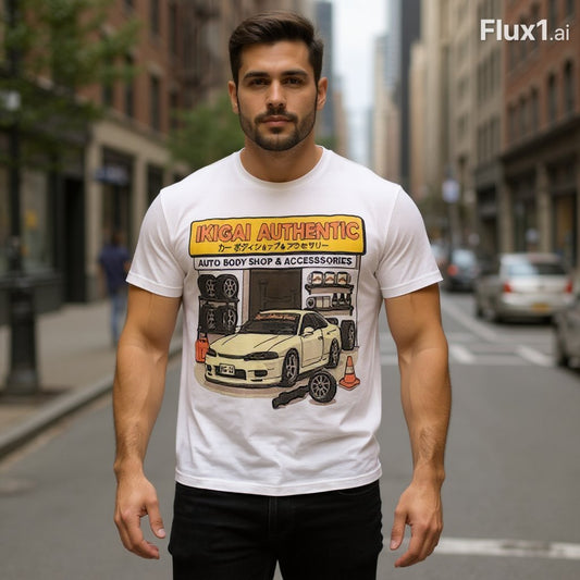 Camiseta con manga corto