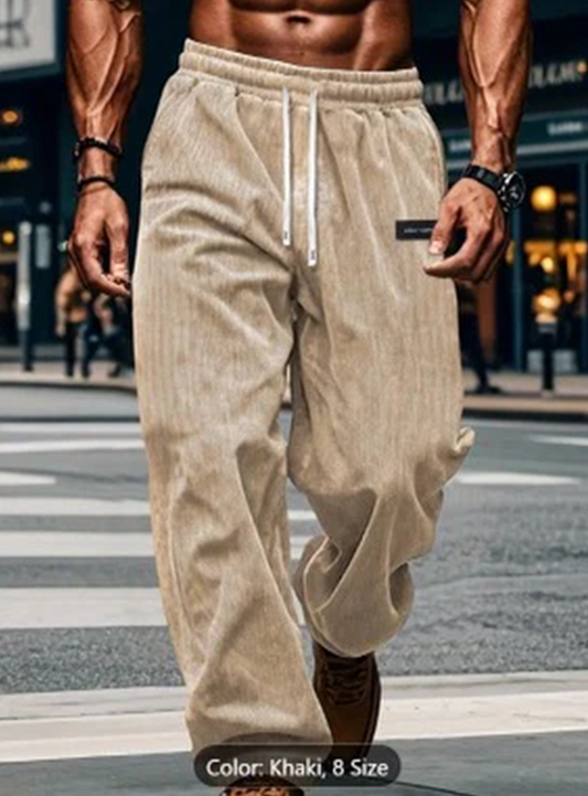 Pantalones deportivos caqui