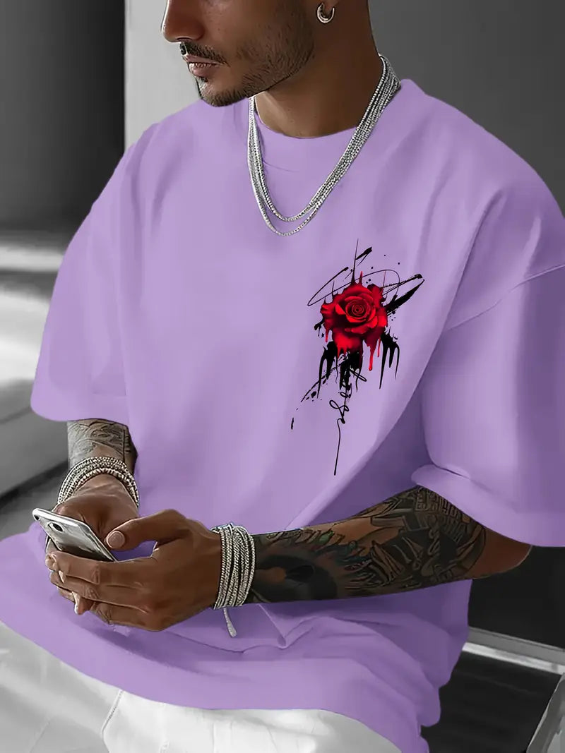 Purple Rose Short Sleeve